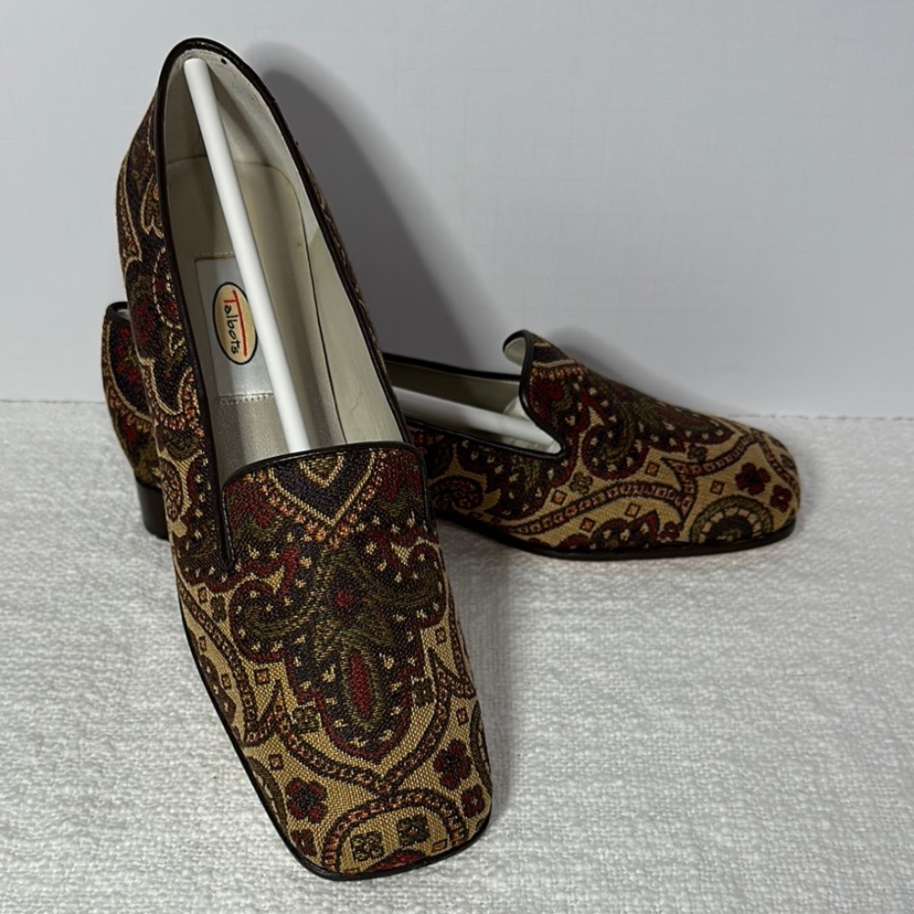 Vintage Paisley Loafers